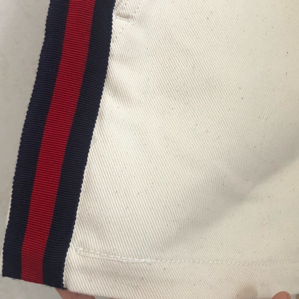$790 Gucci web band cotton shorts women size 27 - Picture 7 of 9